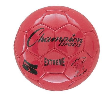 CHAMPION SPORTS Champion Sports CHSEX5RD 5 Size Extreme Series Soccer Ball - Red CHSEX5RD